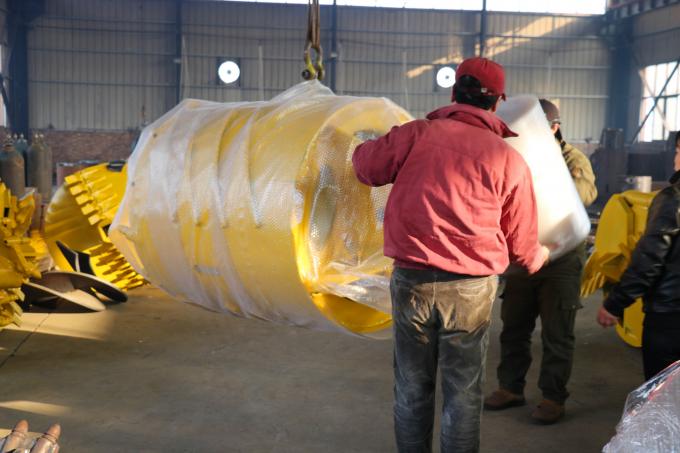 40Cr Bearing Flat Boring Bucket Dengan Gigi Pengeboran Tanah